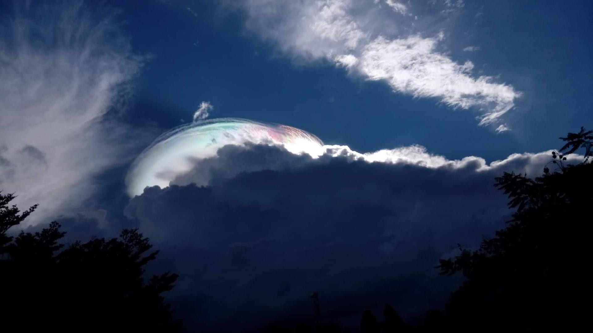nuage iridescent à tananarive janvier 2021