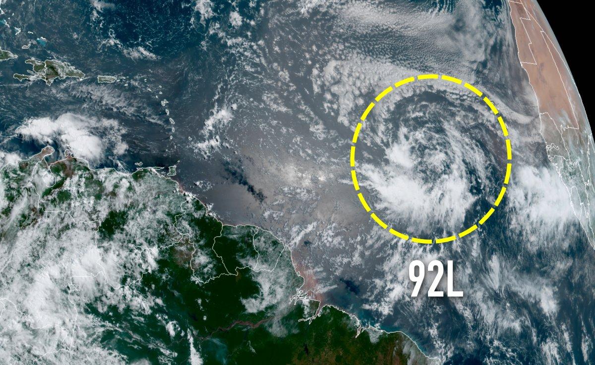 92l menace petites antilles