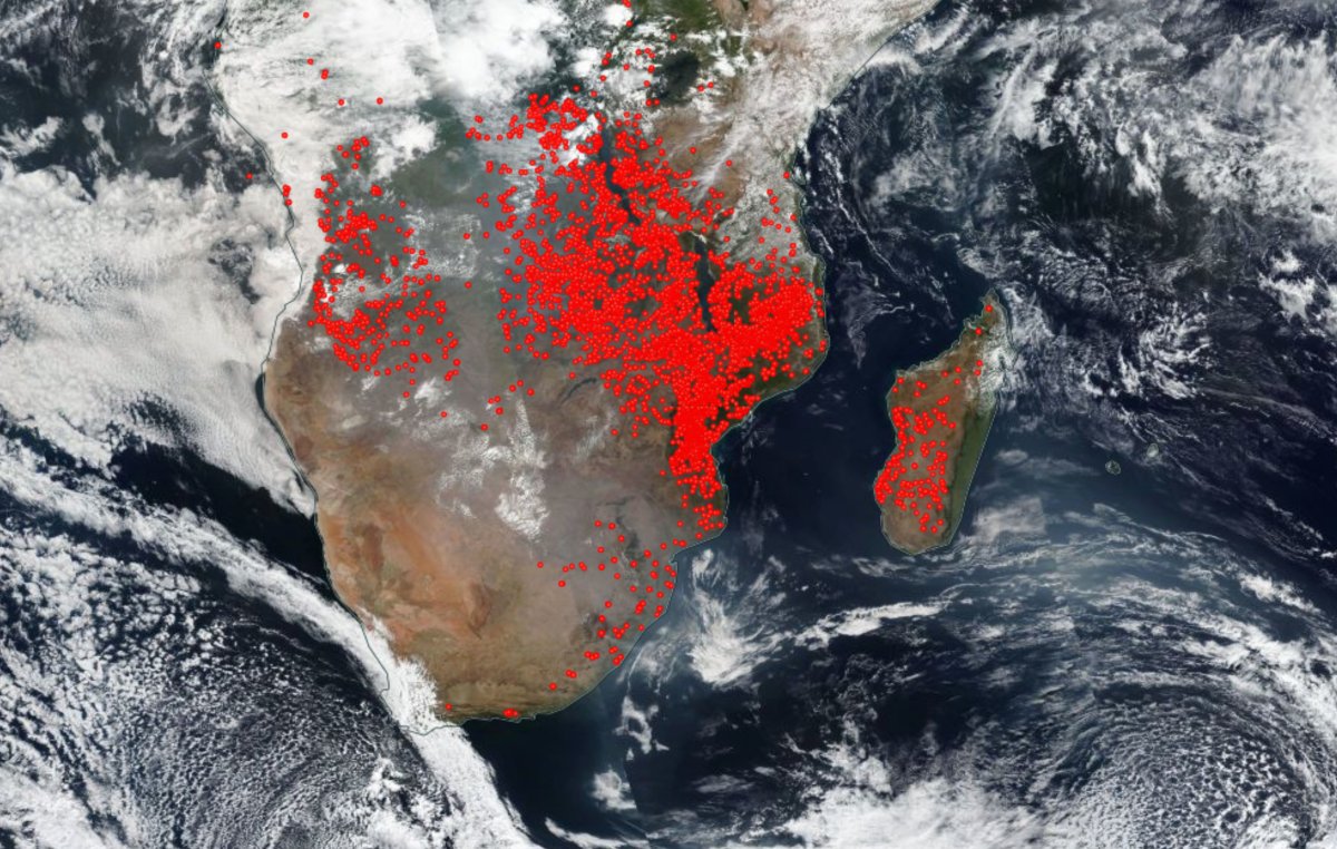 incendies afrique et madagascar