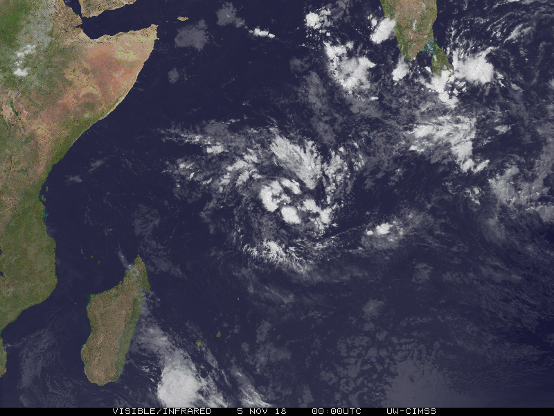 Animation satellite océan indien sud-ouest