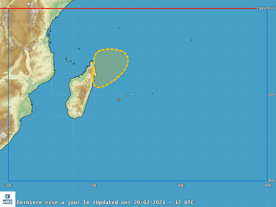 Cyclogenese nord est madagascar