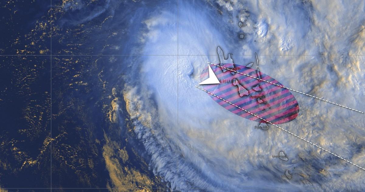 Cyclone harold zone impact vanuatu