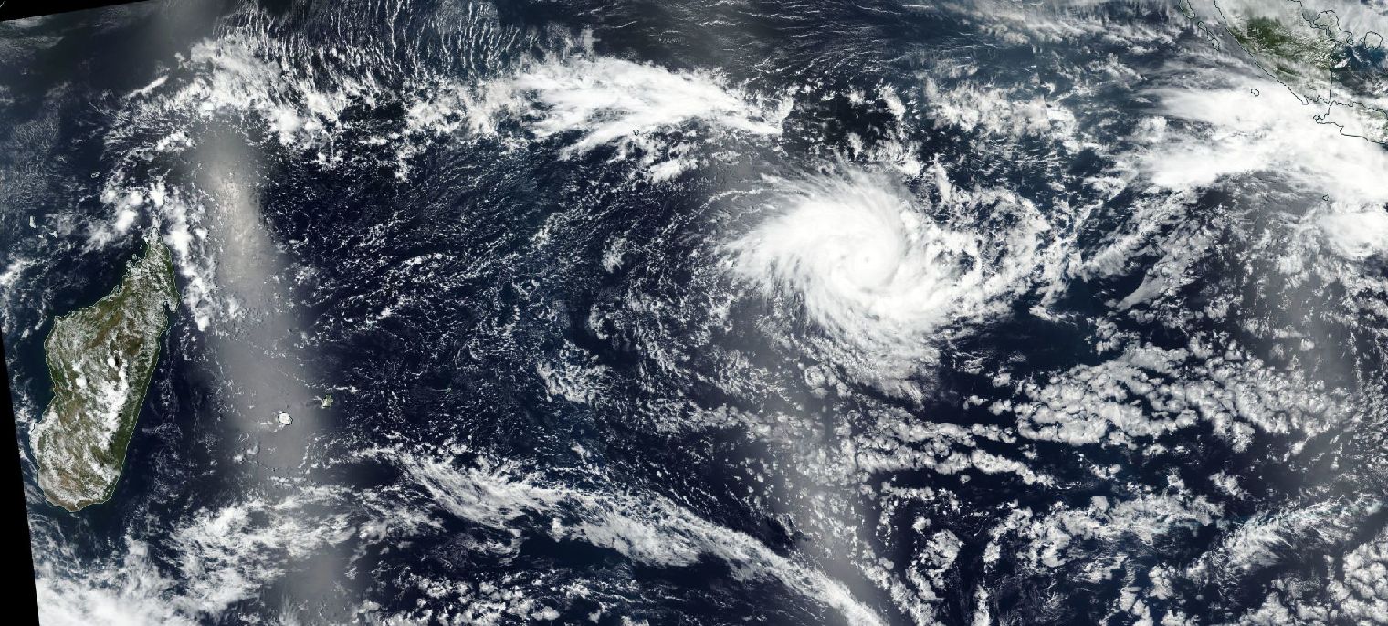 Image haute définition du cyclone tropical intense CEBILE (NASA)