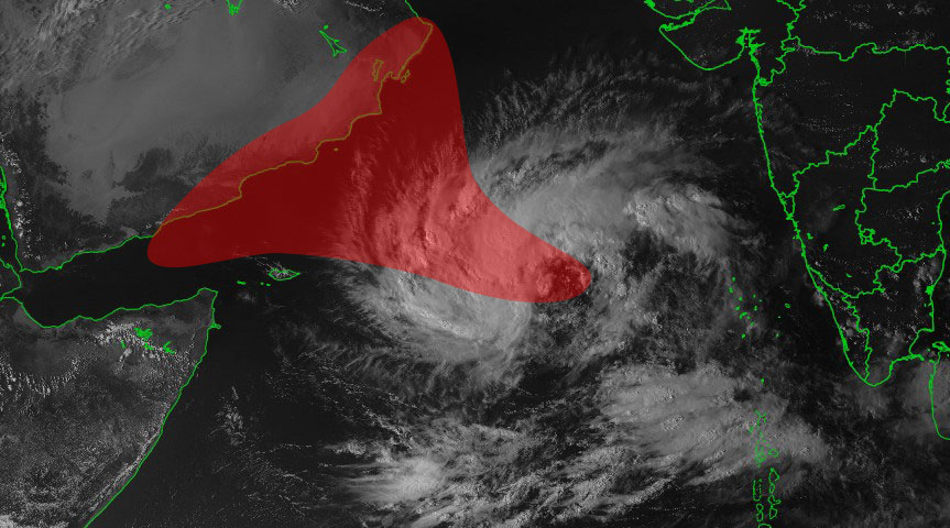 Future tempête tropicale LUBAN ©IMD