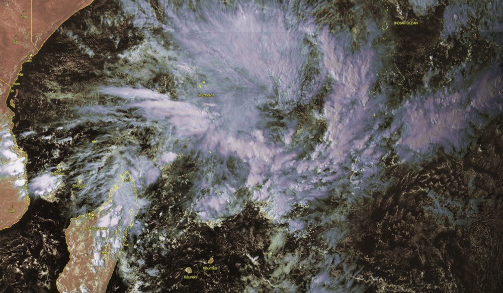 Image satellite océan indien