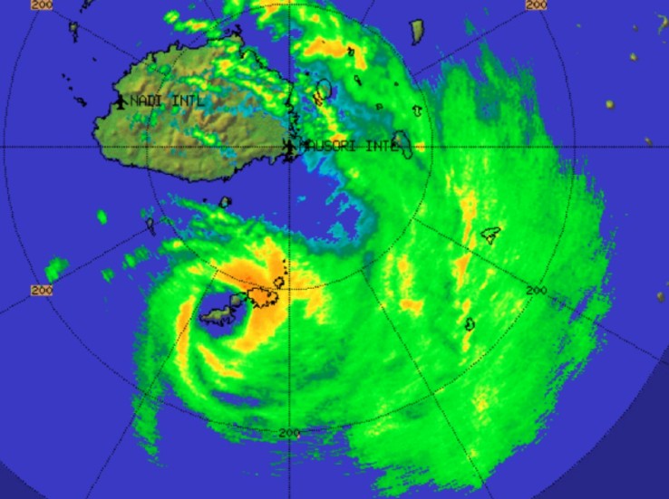 Cyclone Keny image radar ©CMRS Nadi