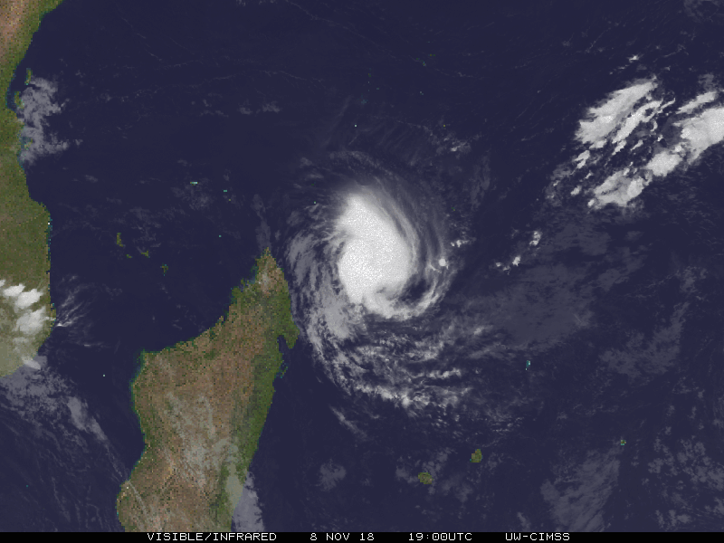 Animation Satellite Cyclone Tropical ALCIDE