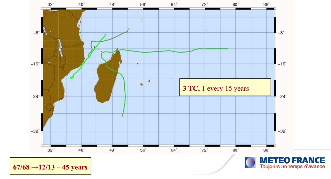 3 cyclones en 45 ans sur l'archipel des Comores