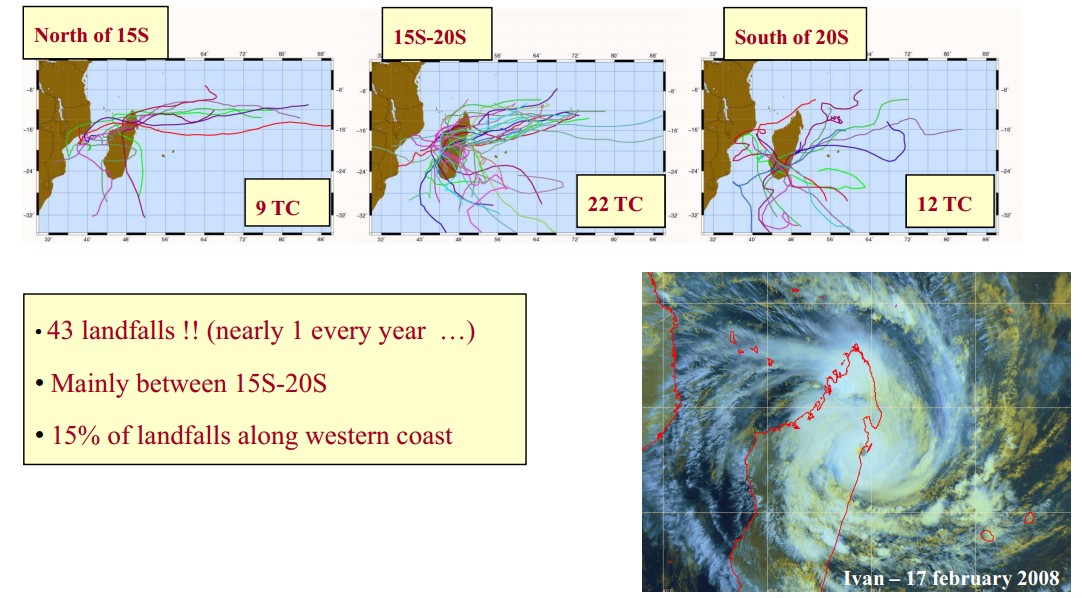43 cyclones en 45 ans à Madagascar