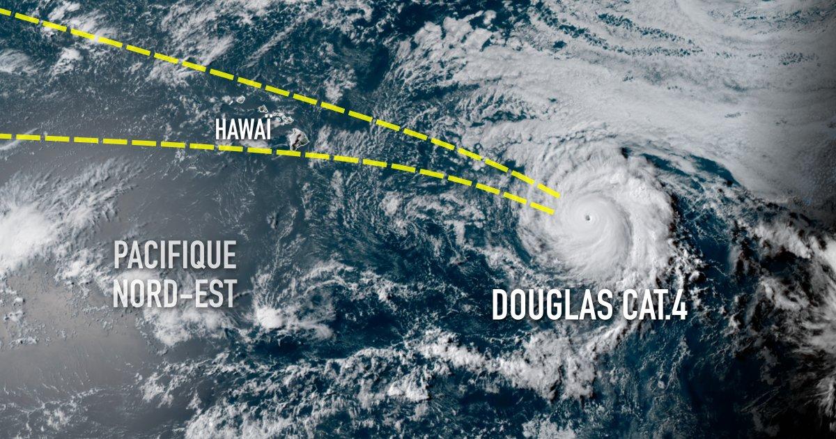 Ouragan douglas hawai