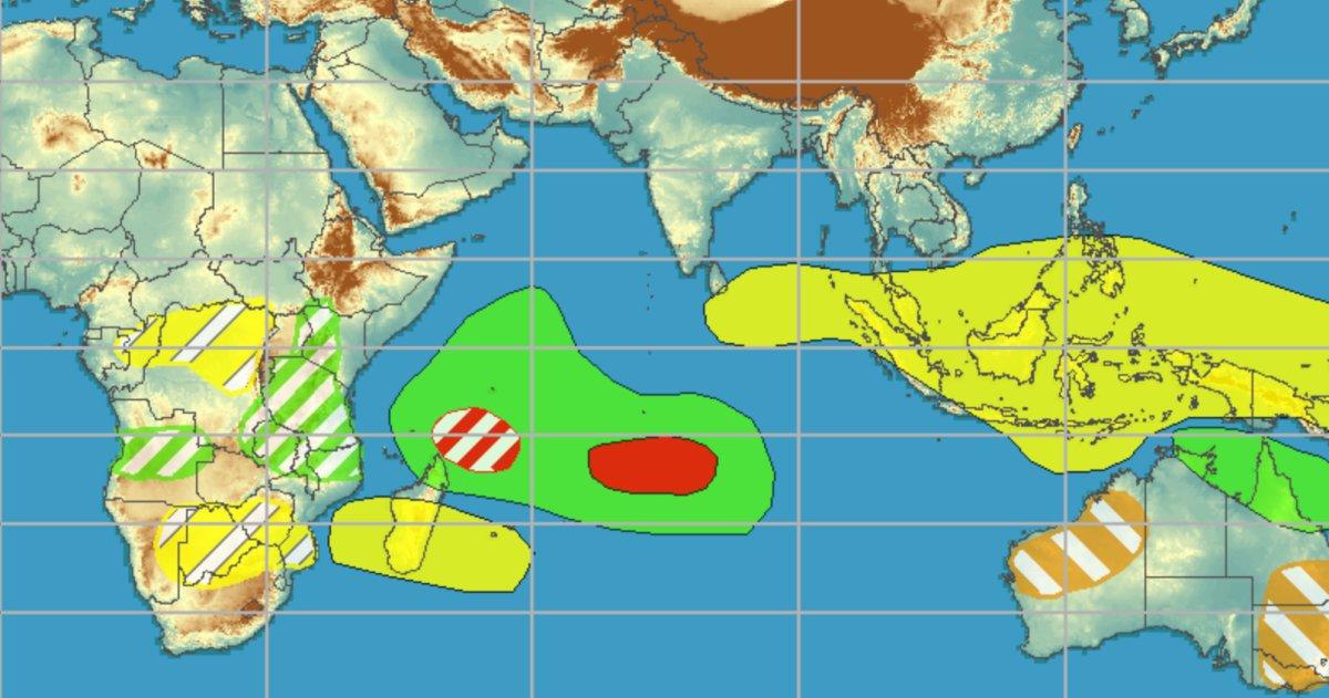 Prevision activité cyclonique ocean indien