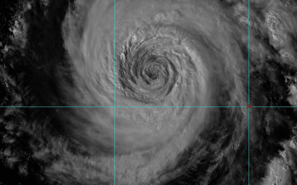 L'oeil large du typhon TRAMI ©RAMMB
