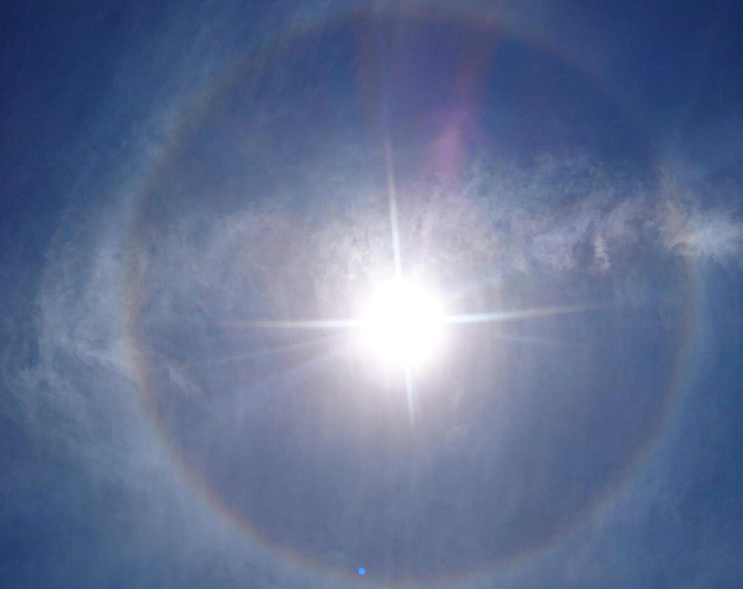 Halo solaire à la Réunion