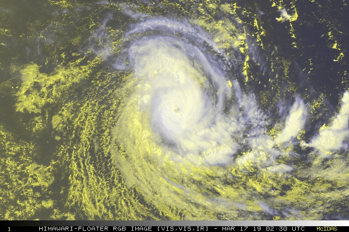 cyclone tropical intense Savannah