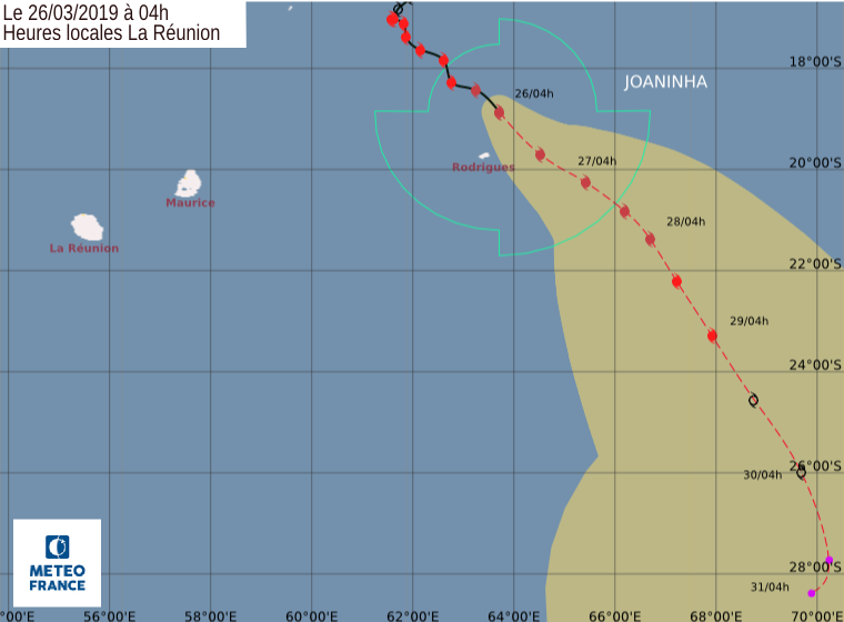 trajectoire cyclone joaninha