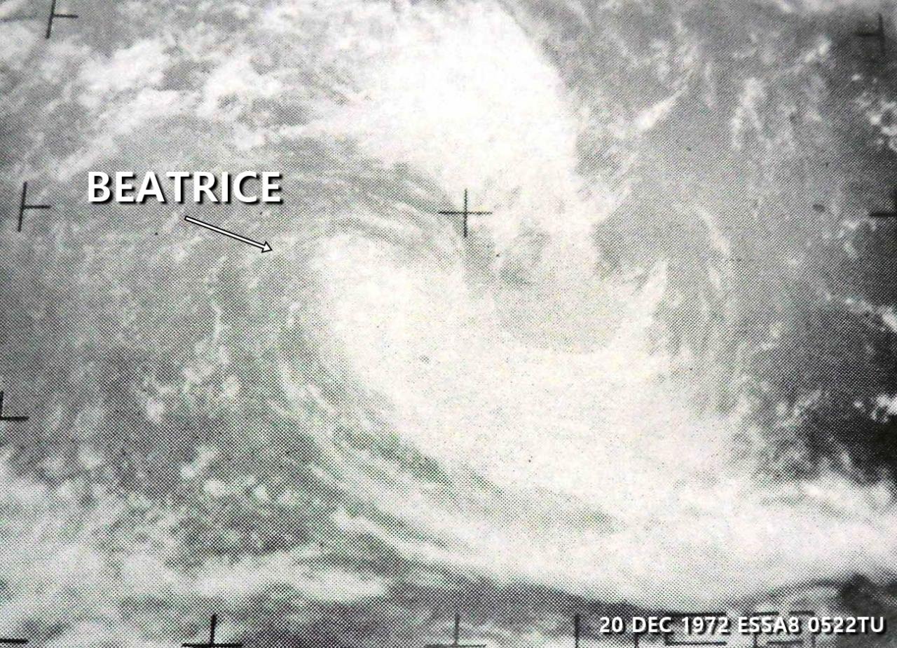 BEATRICE CT 70KT (source IBTrACS)