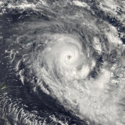 Cyclone tropical intense BERGUITTA le 15/01/2018 AQUA