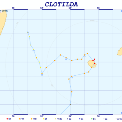 CLOTILDA TRAJECTOIRE