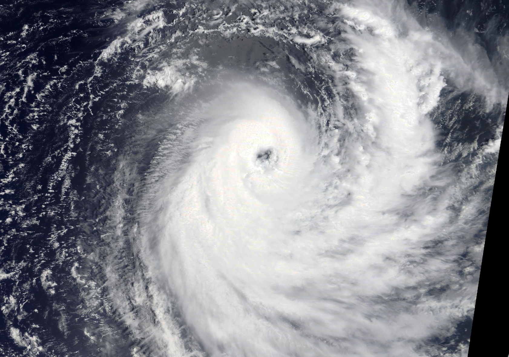 Cyclone Tropical IRVING le 08/01/2018 sat. TERRA