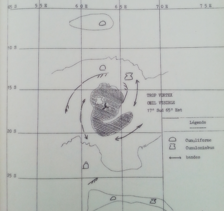 Cyclone DENISE 05 01 1966 0712utc