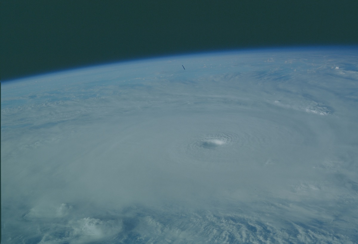 Le cyclone Kamisy vu de l'espace