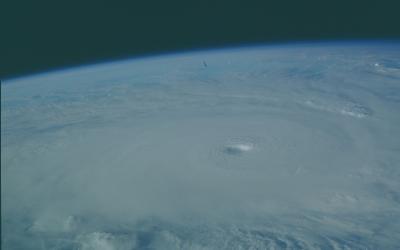Le cyclone Kamisy vu de l'espace