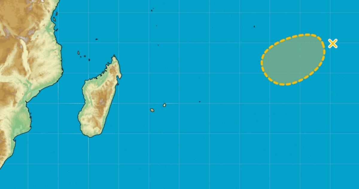 Zone suspecte 95S : Risque de cyclogenèse en hausse dans l'océan indien Sud