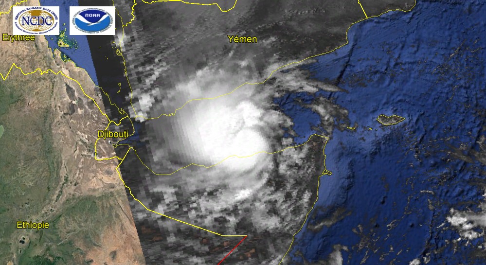 Tempête tropicale 01A le 27 mai 1984à 06z ©NOAA-NCDC