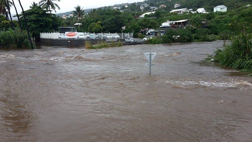 Inondations à la Réunion