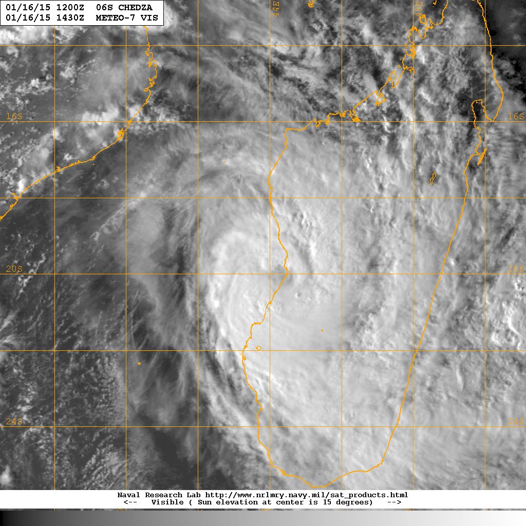 Bilan du passage de CHEDZA à Madagascar au 21/01/15