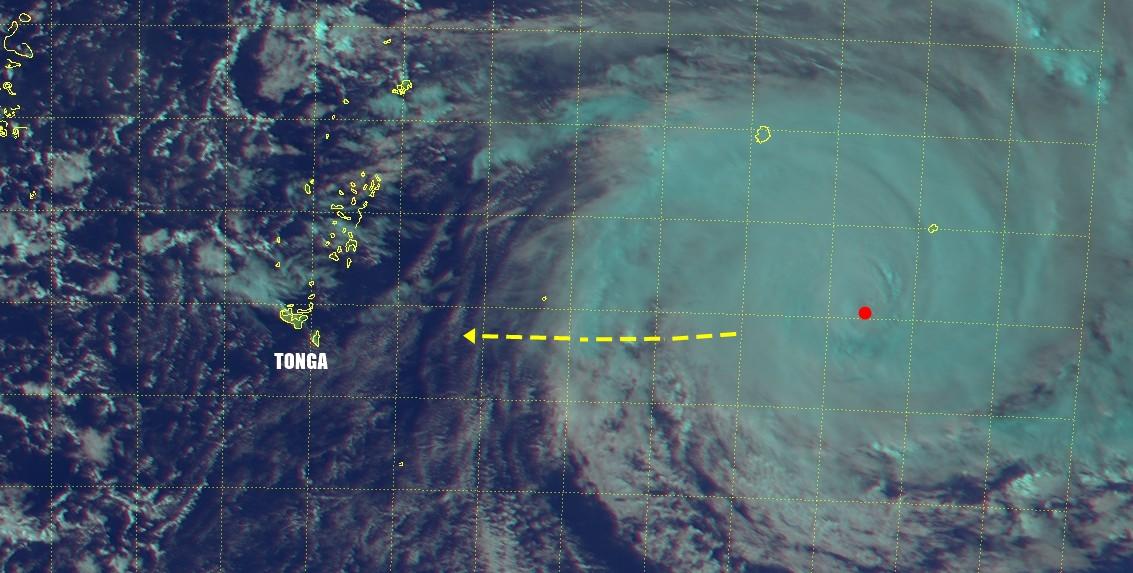 Les Tonga en ligne de mire du dangereux cyclone tropical GITA