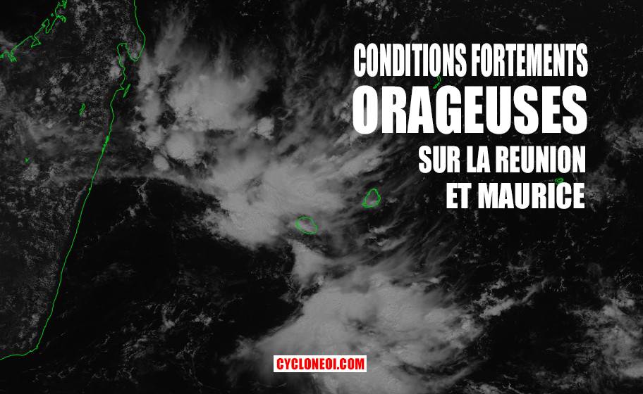 Des orages à n'en plus finir sur la Réunion et Maurice