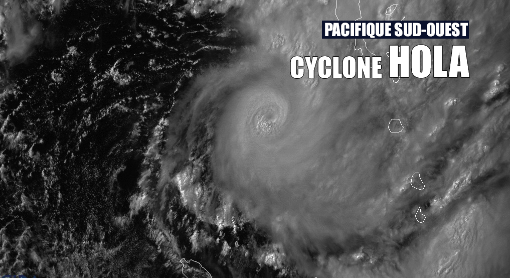 Le cyclone tropical HOLA : Pré-alerte en Nouvelle Calédonie