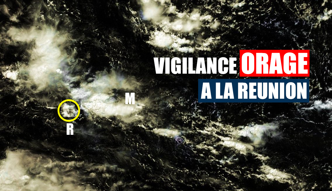Conditions orageuses à la Réunion et vigilance en cours
