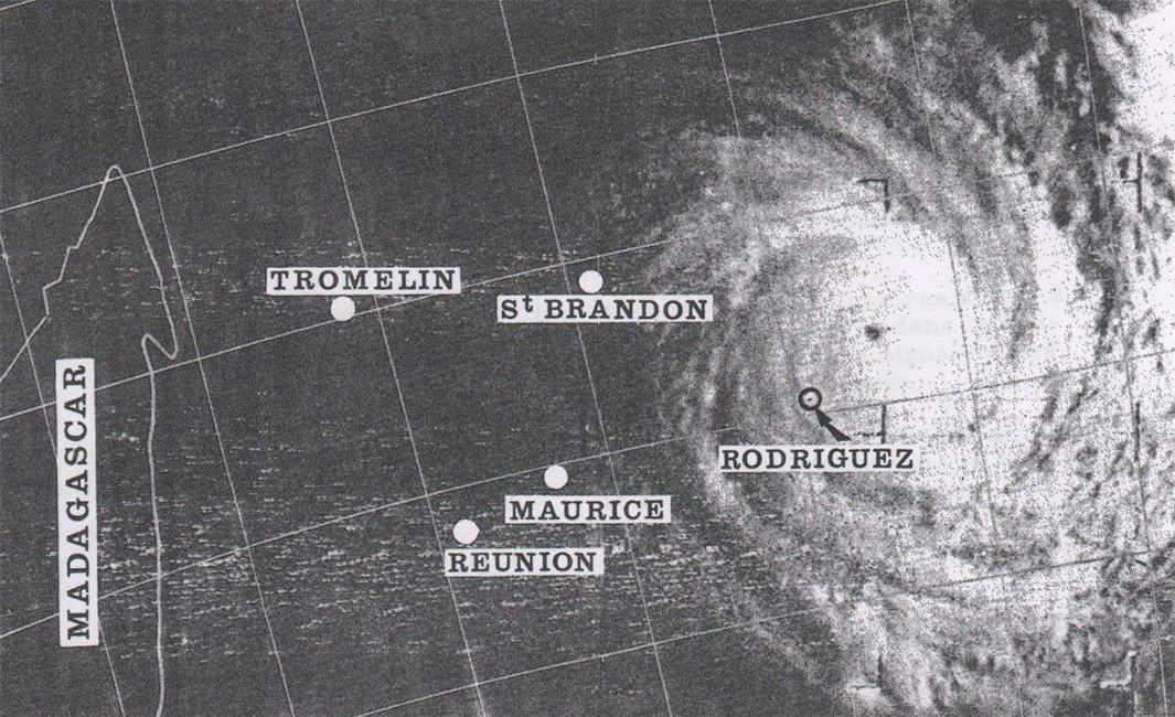 Il y a 50 ans le terrible cyclone MONIQUE balaya l'île Rodrigues