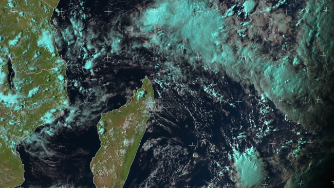 Reprise progressive de l'activité convective dans l'océan indien sud-ouest