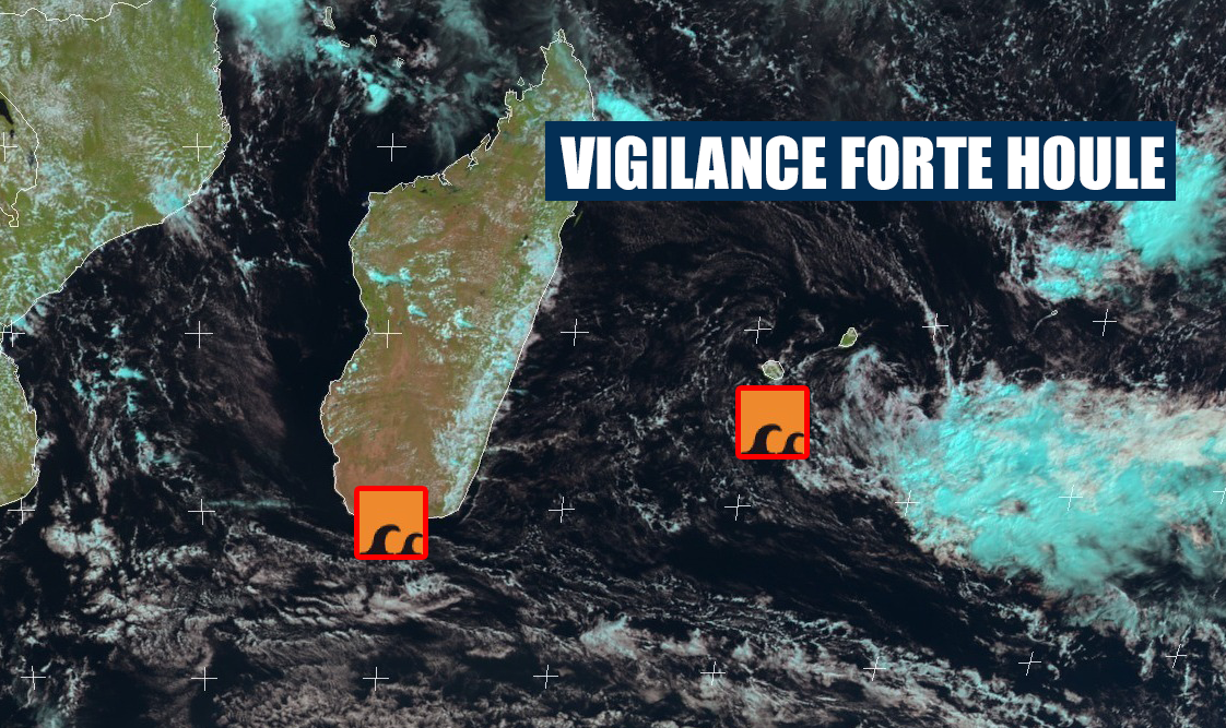 Vigilance forte houle à Madagascar et à la Réunion