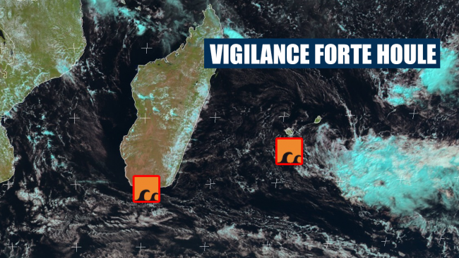Vigilance forte houle à Madagascar et à la Réunion