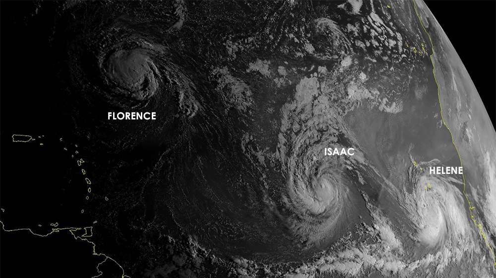 L'arc des Antilles sous la menace de la tempête tropicale ISAAC