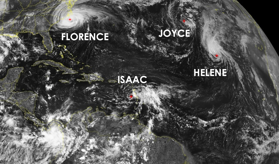 Hyper activité cyclonique dans l'atlantique nord