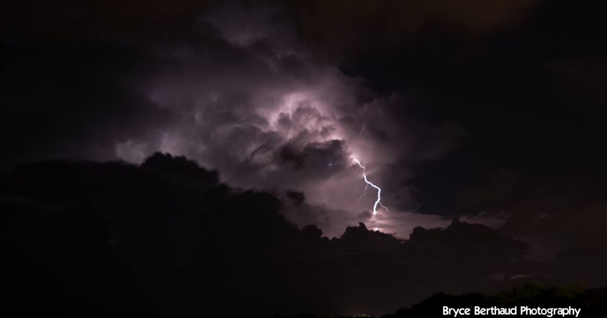 Pluie, orage et vent! Nuit agitée sur le Nord et l'Est de la Réunion
