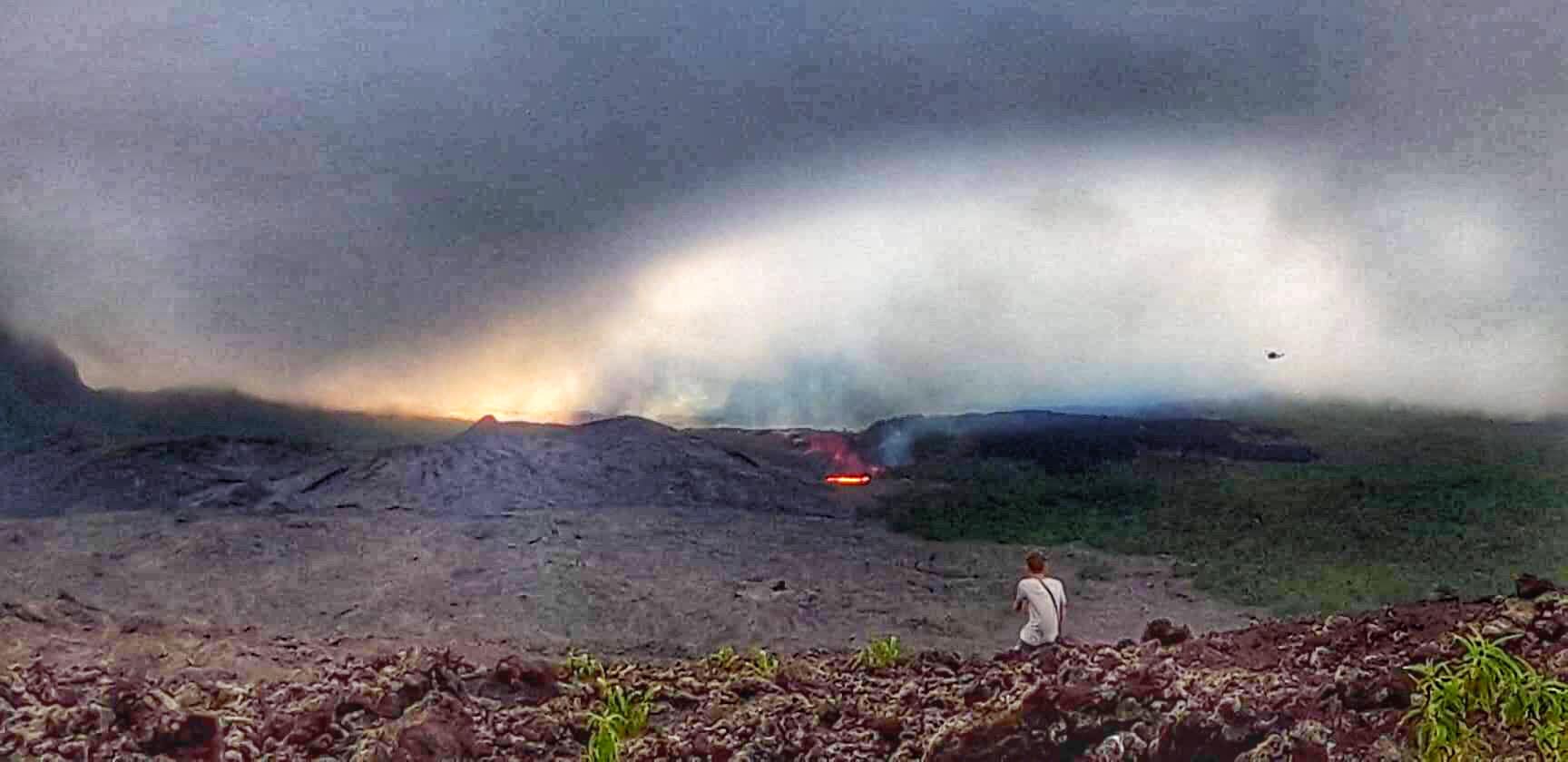 éruption piton de la fournaise