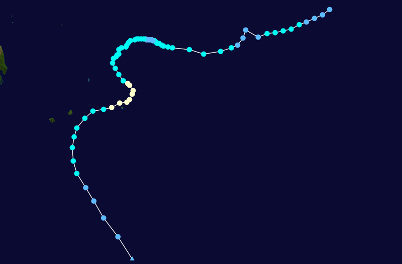 Trajectoire IVY-BEATRICE Dec 1972