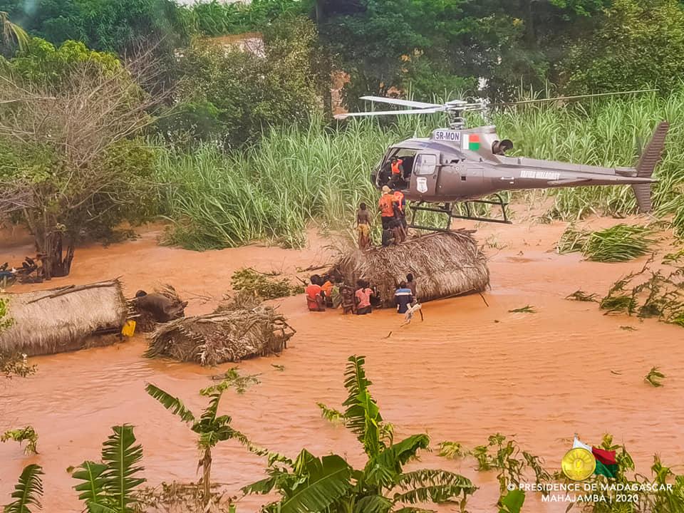 inondations a madagascar Janvier 2020