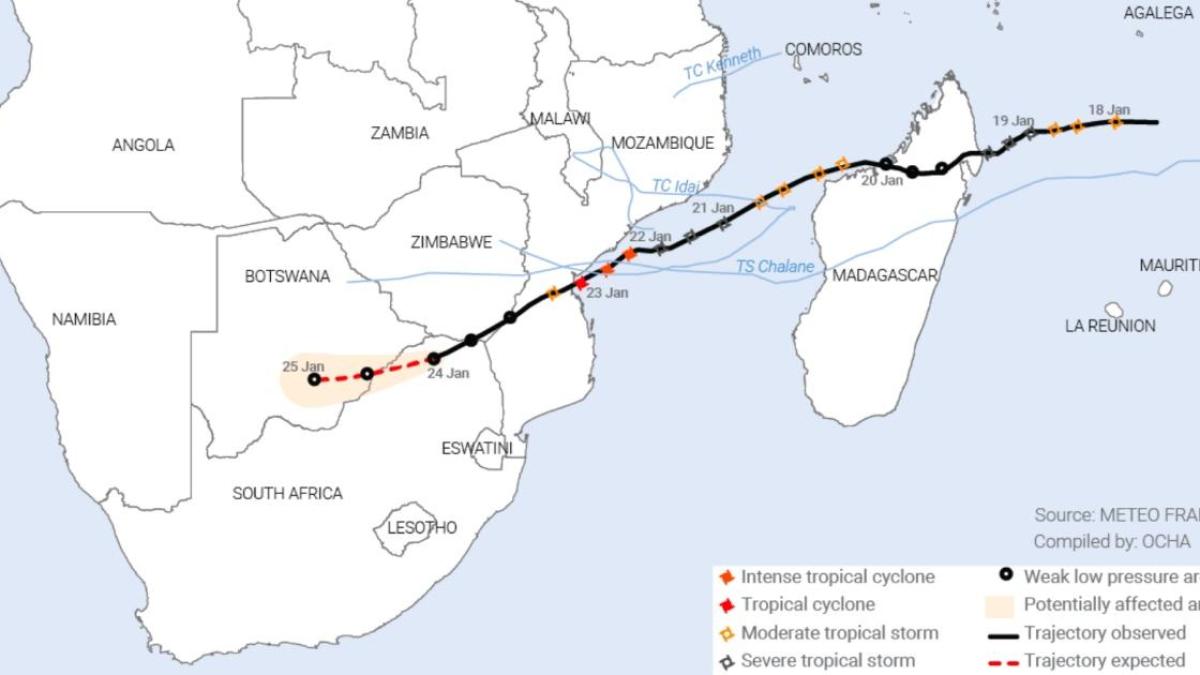 Le point sur le bilan humain du cyclone tropical Éloïse en Afrique Australe