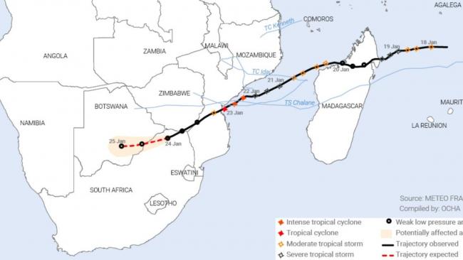Le point sur le bilan humain du cyclone tropical Éloïse en Afrique Australe
