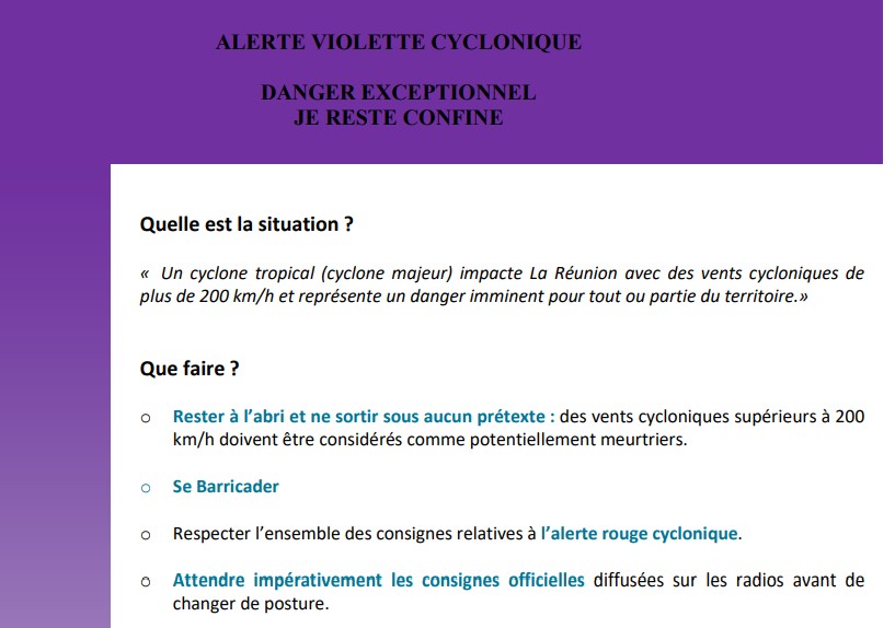 Alerte violette