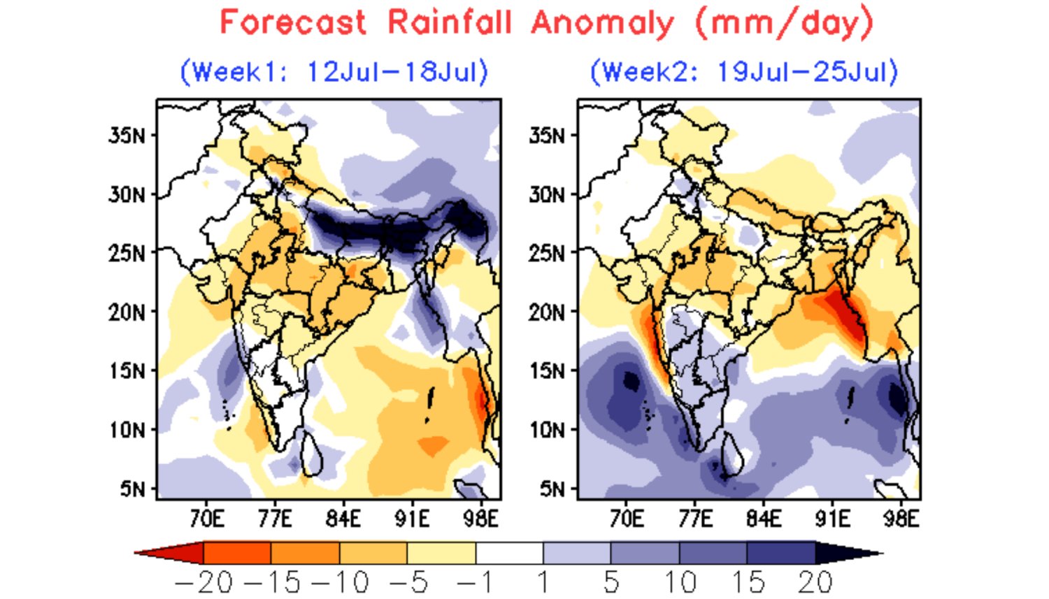 Anomalie pluie inde