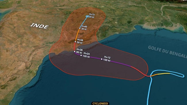 Arnab intensification rapide et menace serieuse pour l inde 1 