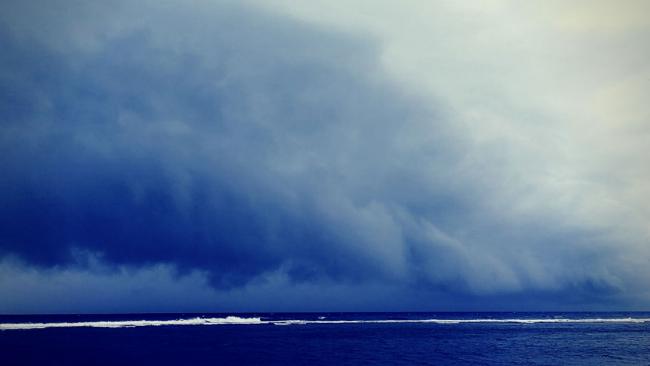Les images de l'arrivée du front froid actif sur la Réunion